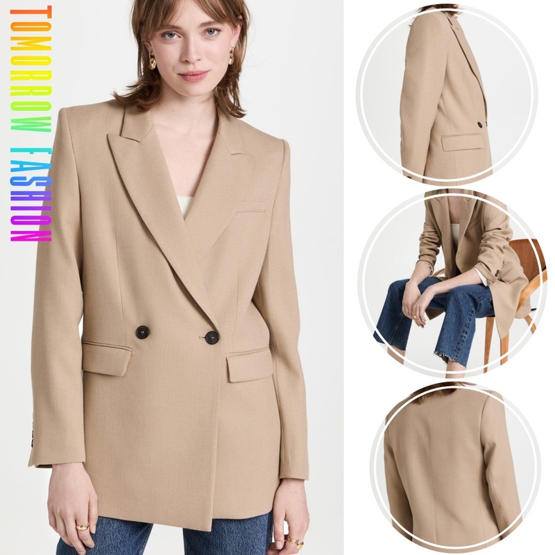 Wholesale Fashion Lady Clothing Manufacturer Private Label OEM Supplier Custom Elegant Flap Front Pockets Casual Women Jacket with Long Sleeves – Women Jacket and Lady Casual Jacket price