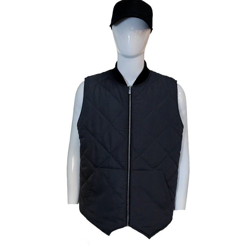 Autumn and Winter New Plaid Warm Waistcoat Padded Jacket Wear Mens Casual Sleeveless Cotton Clip Padded Coat – Padded Coat and Casual Coat price