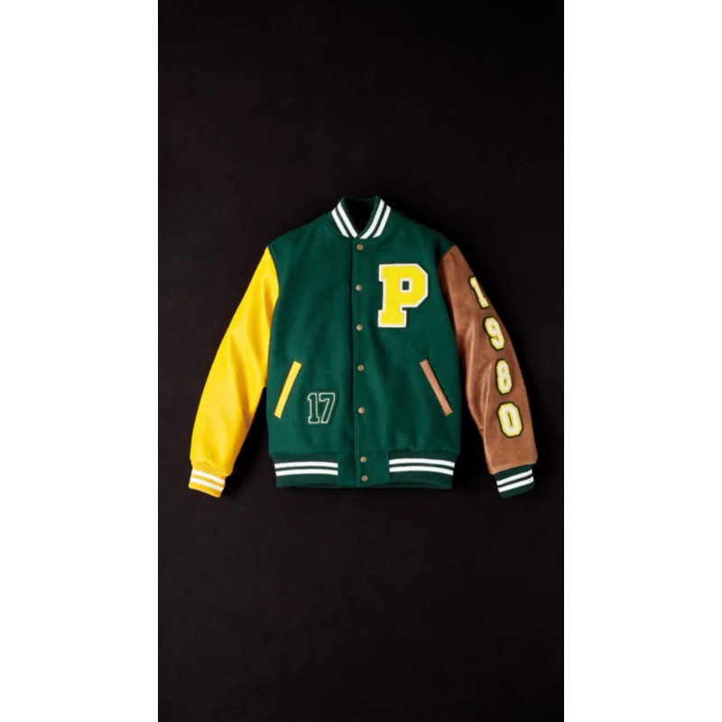 Baseball Letterman Varsity Jacket Genuine Leather Sleeves Custom with Print and Embroidery – Baseball Jacket and Letterman Jacket price