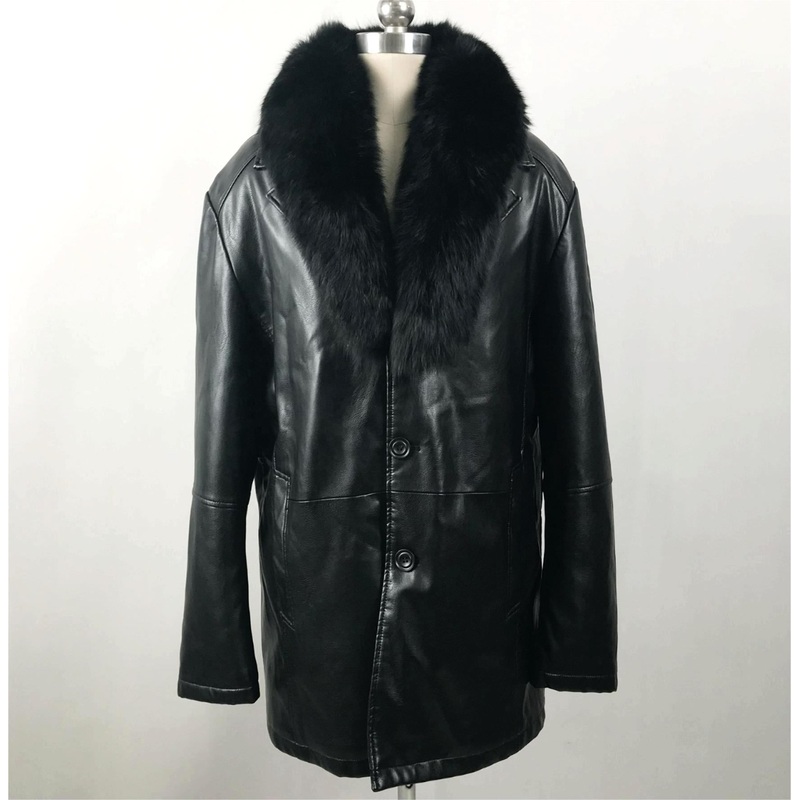 Custom Mens Varsity Lambskin Leather Parka Jacket with Stand Fox Collar Genuine Fyr Durable Construction – Leather Jacket Women Original Leather Jackets Ra and Custom Jacket price
