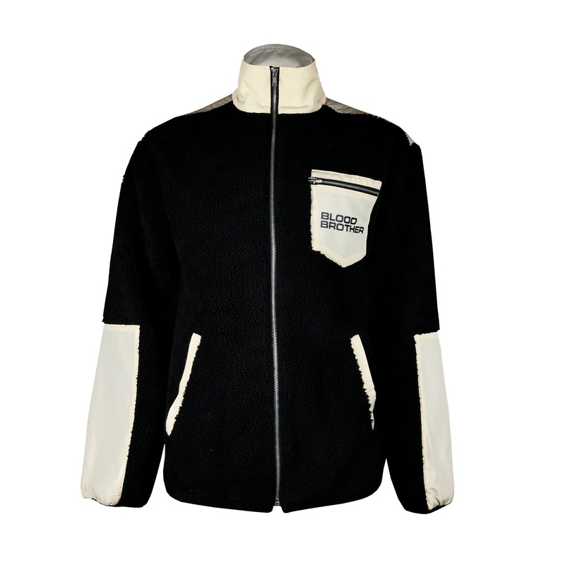 Fashion Sports Jacket with Black and White Colour for Men – Promotion Jacket and Sports Wear price