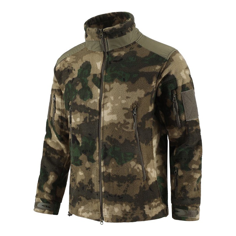 Fg Camo Esdy Customized Fleece Men Winter Outdoor Windproof Tops Tactical Jacket Coat – Outdoor Coat and Tactical Coat price