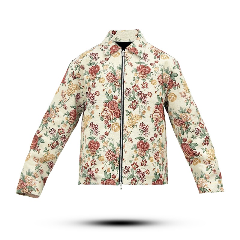 MOQ 1PC Custom Streetwear Tapestry Jacket Men Tapestry Clothing Manufacturer Jacquard Woven Tapestry Jacket Custom – Tapestry Jacket and Tapestry Jacket Custom price