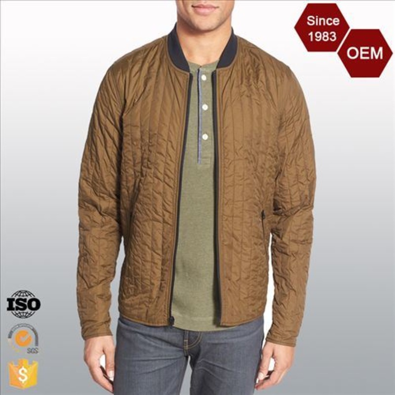 OEM Customized Lightweight Nylon Quilted Bomber Jacket – Mens Jacket and Bomber Jacket price