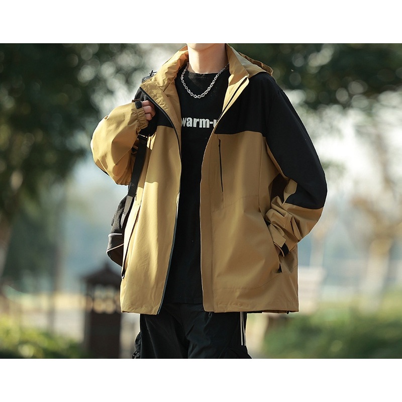 Ready Made Quality Waterproof Jacket for Men, Perfect for Outdoor Adventures – Waterproof Mens Jacket and High Quality Windbreaker price