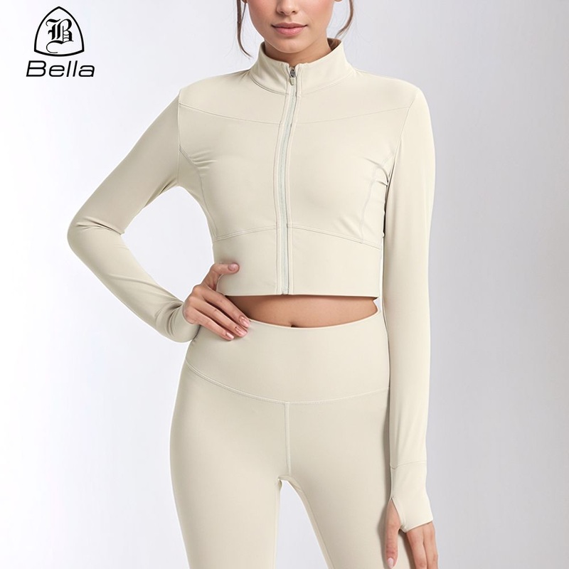 Soft Breathable Gym Yoga Running Fitness OEM Design Outwear Outdoor Lifestyle Zipper Women Jacket – Jacket and Lifestyle Jacket price