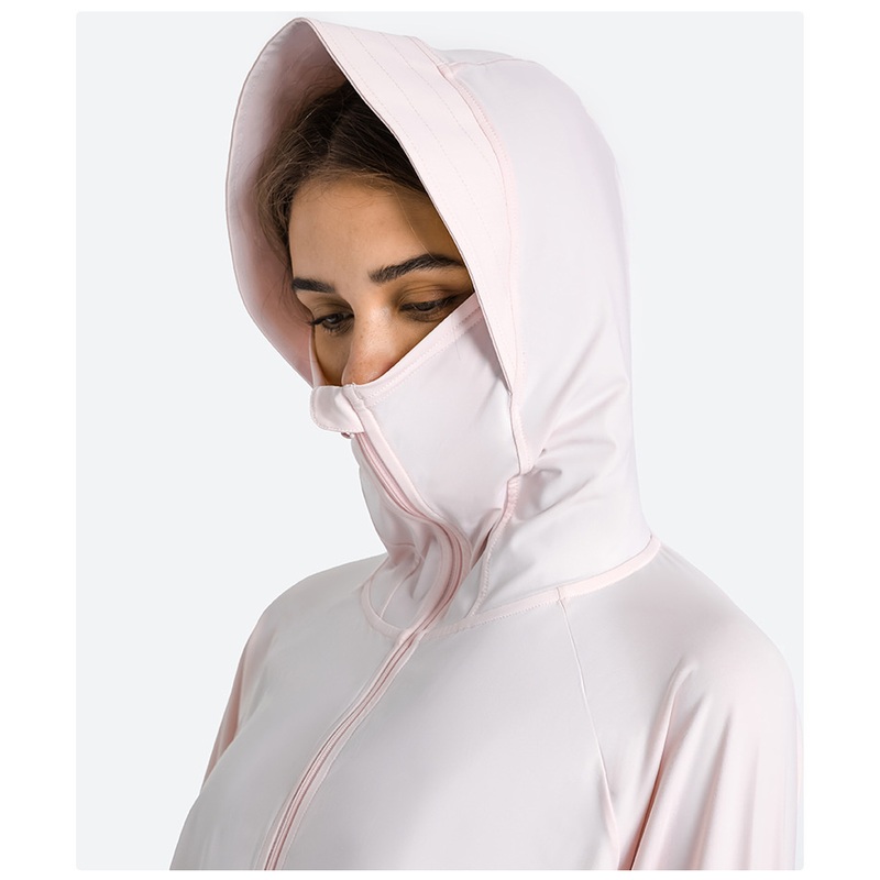 Wholesale 2022 New Women Long-Sleeved Sun Protection Anti-UV Lady Outdoor Jacket Solid Color Custom Logo Thin Skin Soft Friendly – UV Protection and Anti UV price