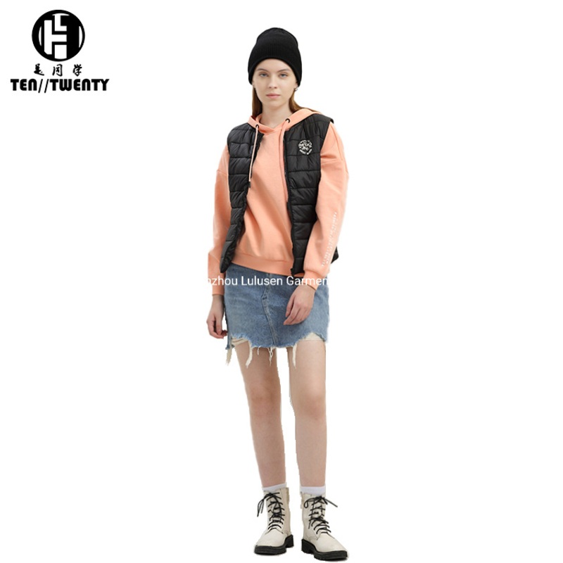 Winter High Quality Lightweight Down Vest Zip Windproof Women Puffer Vest – Women Vest and Down Vest price