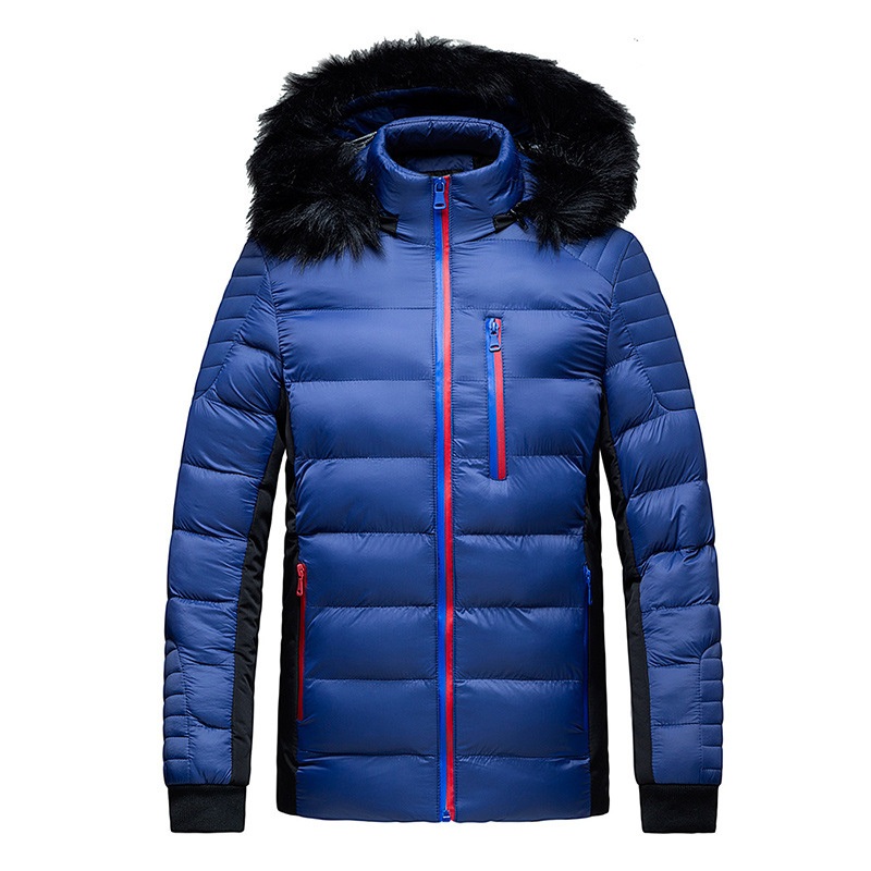 Winter Waterproof Coats Nylon Cotton-Padded Jackets for Men with Fur Hood – Fashion Jacket and Padded Jacket price