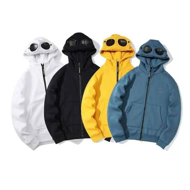 Autumn and Winter New Hoodies Jacket Men S Women S Couple S Round Lens Zipper Hooded Sweater Top Cp Italy Fashion Jackets – Technical Jacket and Designer Windbreaker Jacket Outdoor Sportswear price