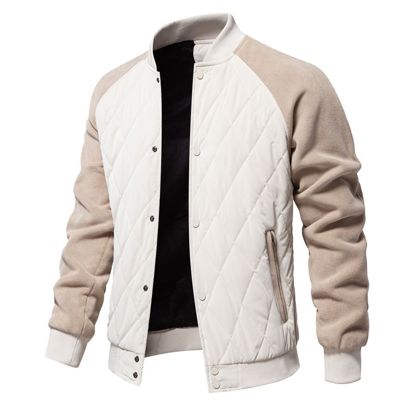 Autumn New Padded Sandwich Cotton Thickened Casual Shoulder Sleeve Mens Top Jacket – Puffer Jacket and Winter Puffer Jacket price