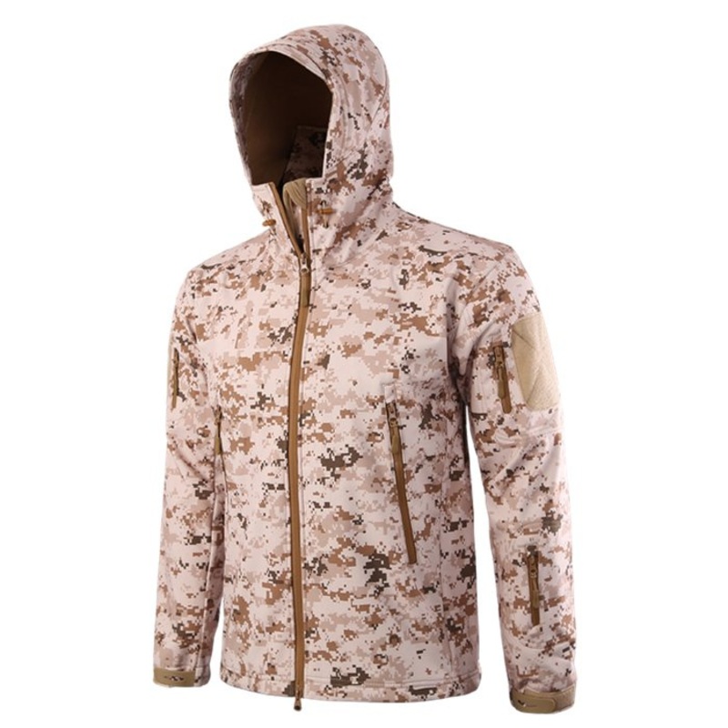 Camping Hiking Windproof Hoodie Camouflage Tactical Jacket – Tactical Jacket and Camouflage Coat price
