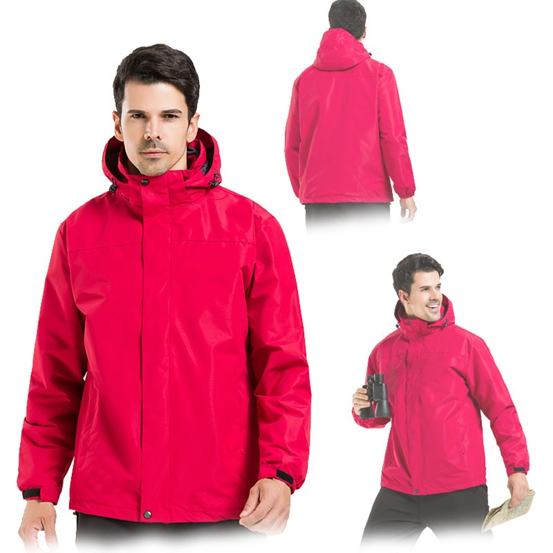 China Factory OEM Waterproof Zipper-up Outdoor Hoodied Windproof Jacket for Man – Polyester Jacket and Waterproof Fabric Jacket price