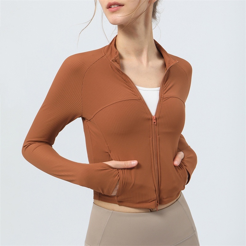 Custom Packaging Yoga Flare Sets with Jacket Double Zipper Women Fashion Fitness Clothing Sport Workout Clothes – Yoga Jacket and Jacket Yoga price