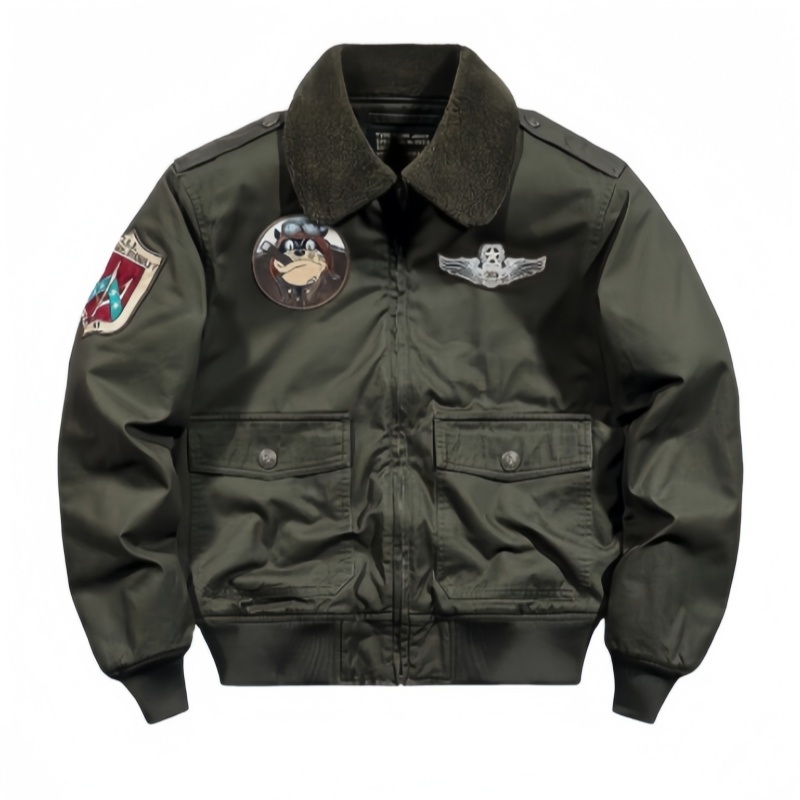 European Size Mens Vintage Aviator Winter Wear Coat Jacket Mens Bomber Jacket – Jacket and Coat price