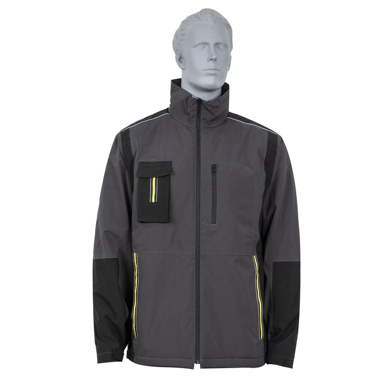 Fashion Windproof Mens Multi-Pocket Dark Color Windbreaker Jacket Factory Work Clothes – Fashion Windbreaker and Mens Windbreaker price