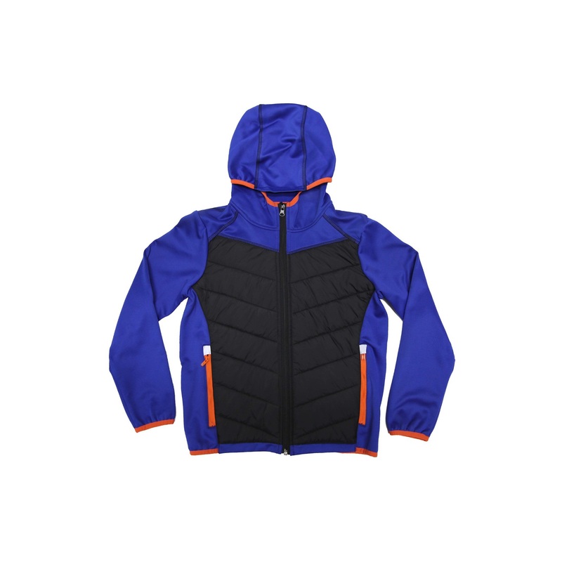 Kids Hybrid Jacket Softshell Hood Thermal Insulated Coat Quilting Padding for Girls Boys Outdoor – Kids Softshell Hooded Jacket and Basic Jacket with Hood price