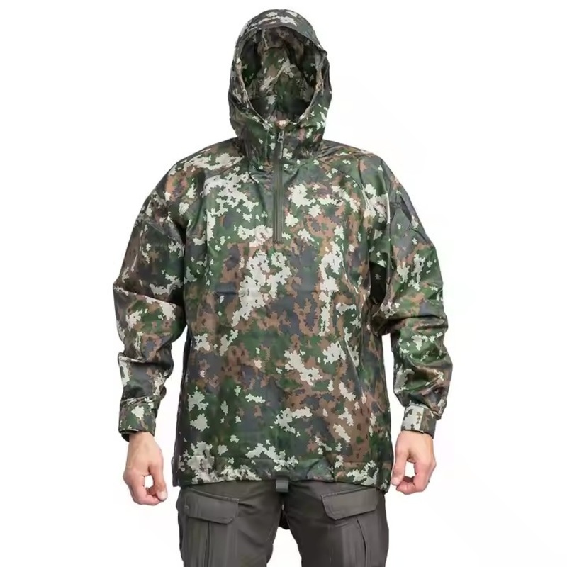 Lightweight Outdoor Mens Waterproof Camouflage Rain Jacket Windproof Breathable Packable Hunting Jackets Anorak Jacket – Hunting Clothes and Soft Shell Hunting Jacket price