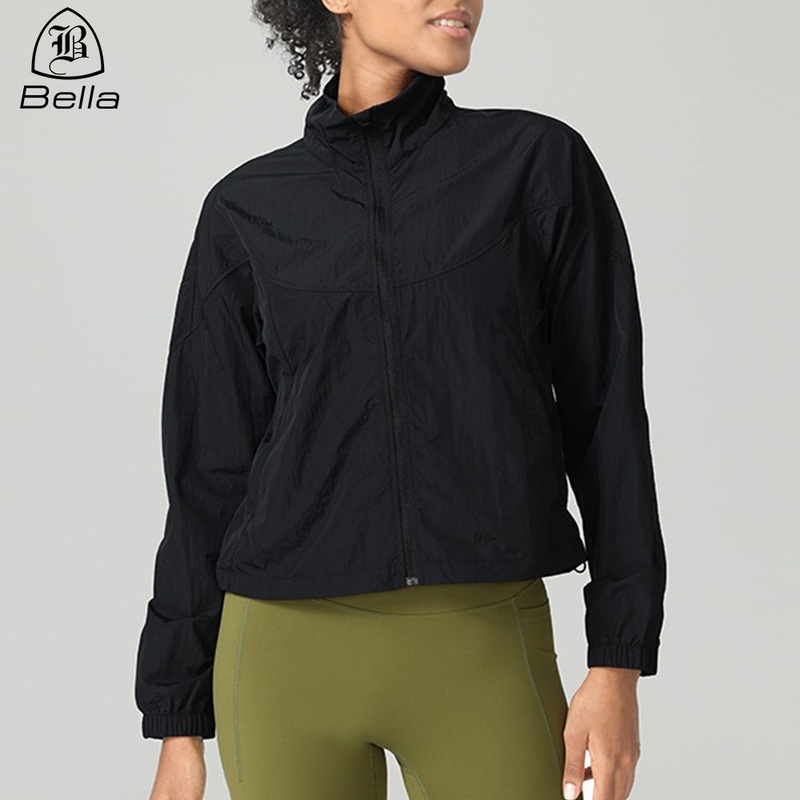 OEM/ODM Custom Women Lightweight Sports Wear Lapel Zipper Outdoor Jacket Windbreaker Waterproof Outdoor Hiking Jacket – Hiking Jackets and Sports Jackets price