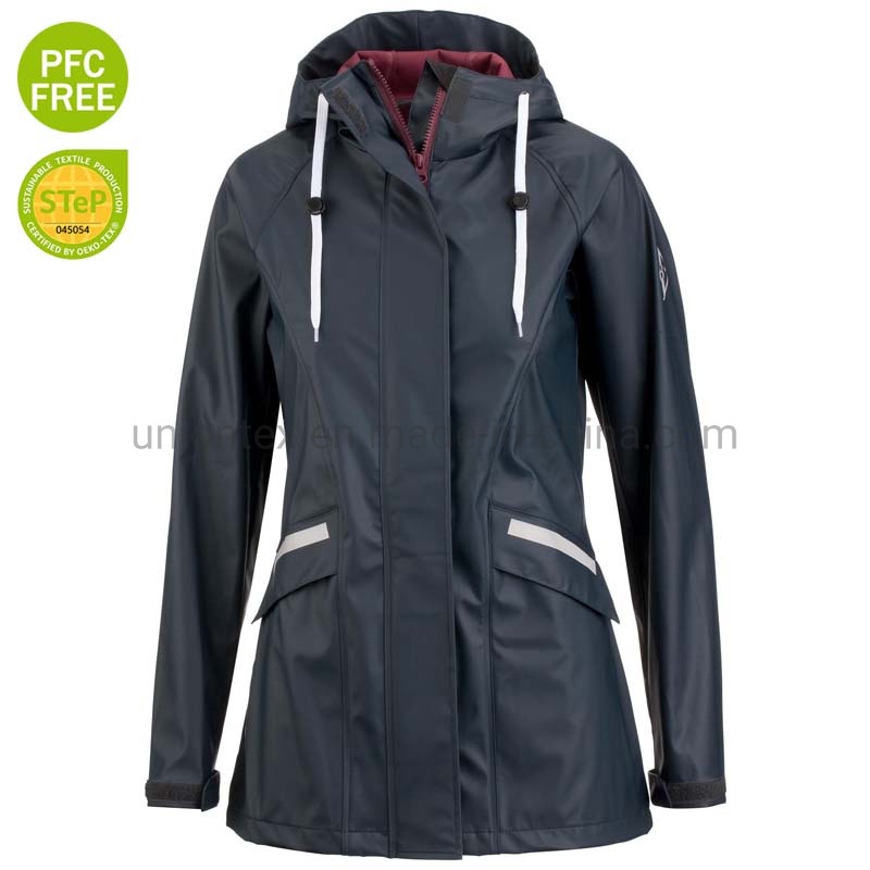 So Cool Waterproof PU Fashion Jacket Durable Rainwear Light Weight and Long Raincoat for Women – Jacket and PU Jacket price