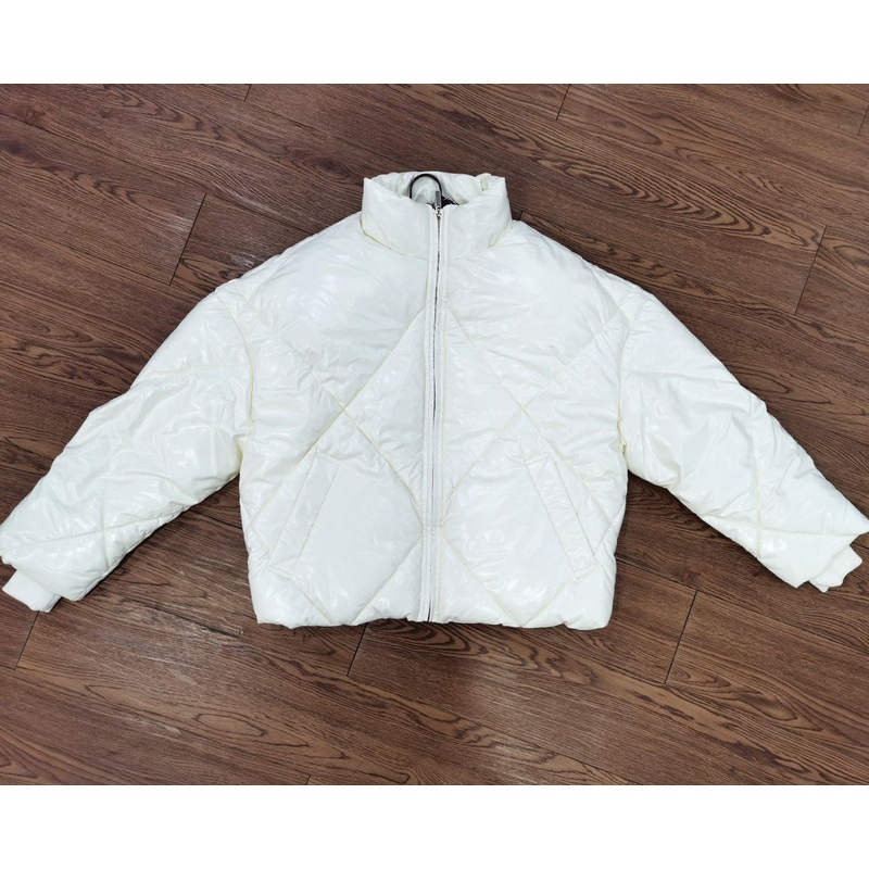 Womens/Girls White Color Winter Batwing Puffy Coat – Ladies Jacket and Winter Coat price