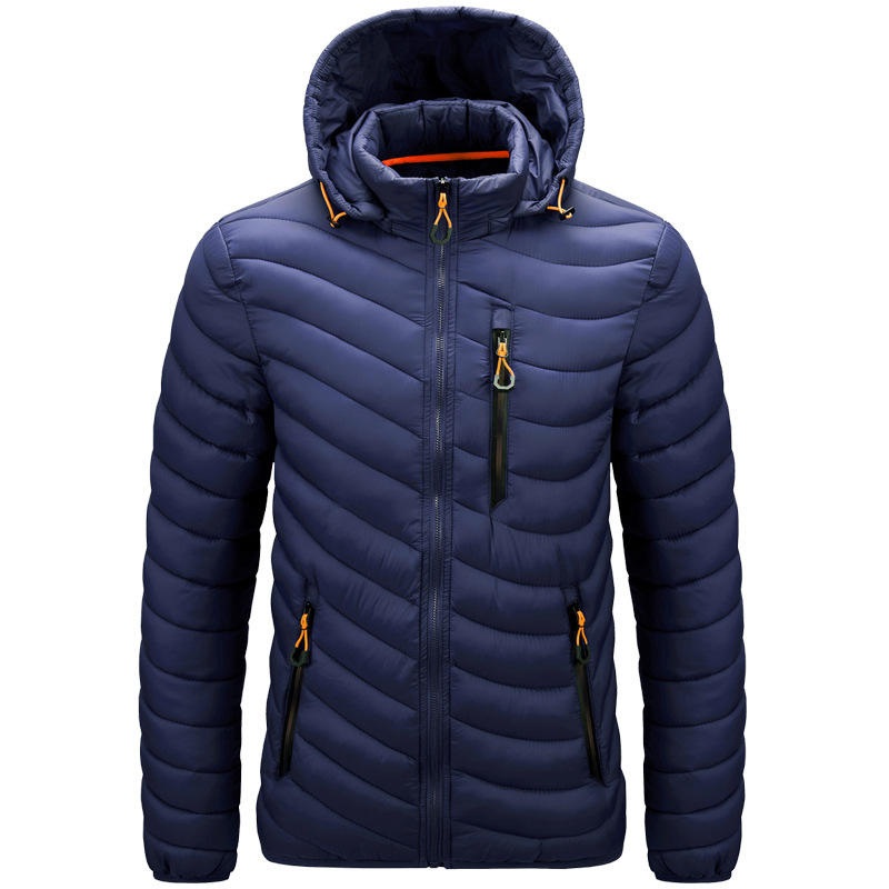 2023 New Spring Autumn Hooded Soft Parkas High Quality Jacket Zip Hooded Mens Padding Jackets Plus Size to 6XL – Male Warm Jacket Men Windbreaker and New Fashion Casual High Quality Jacket price
