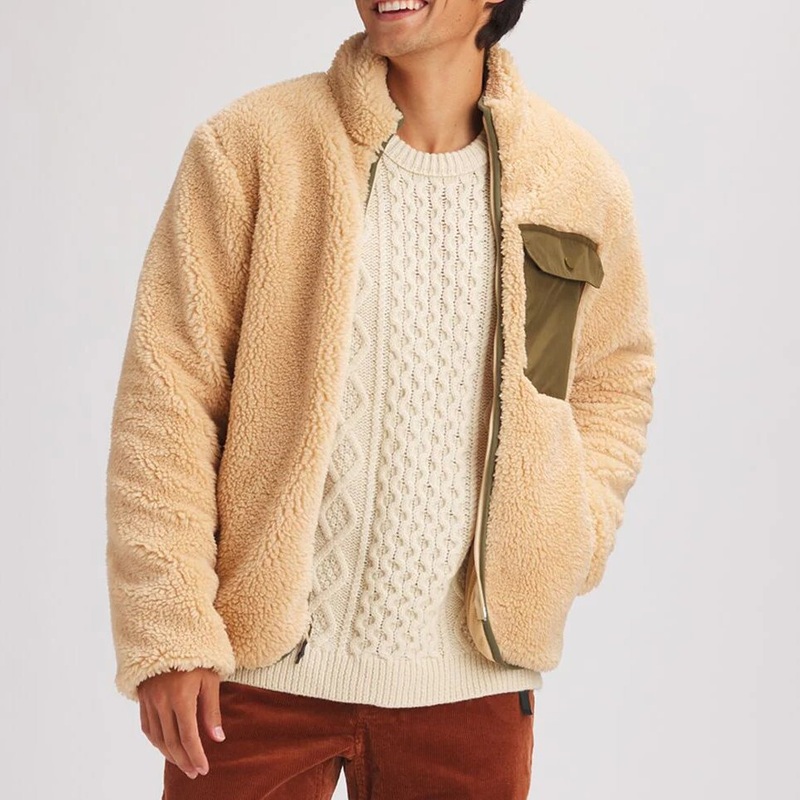 Best Outwear Men Winter Coat Fleece Lined Sherpa Jackets – Mens Jacket and Windproof Jacket price