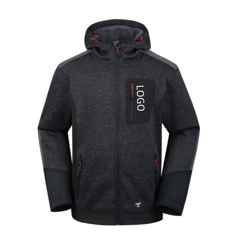 Custom Design Plain Color Block Lightweight Soft Camping Running Hiking Outdoor Fleece Jacket – Jacket and Fleece Jacket price