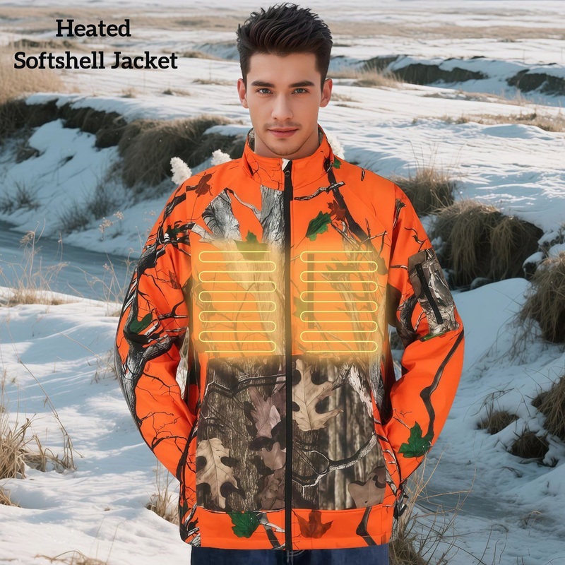 Heated Clothing 3 Temperature Control Rechargeable Battery Electric Heated Jacket for Hunting – Heated Clothing and Electric Heated Jacket price