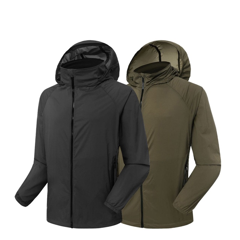 Lightweight Outdoor Jacket Men Sunscreen Rainproof Mountaineering – Dress and T Shirt price