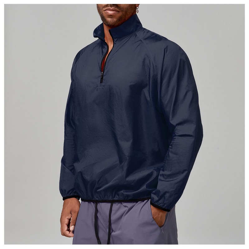 Mens Lightweight Leisure Gym T-Shirt Outdoor New Spring Autumn Half Zipper Breathable Quick-Drying Long Sleeves Pullover – Men Pullover and Men Sports Pullover price