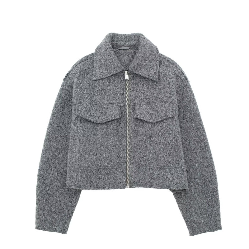 New Spring Coat Versatile Lapel Short Jacket Woolen Coat for Women – Clothes for Winter and Girls Clothes price