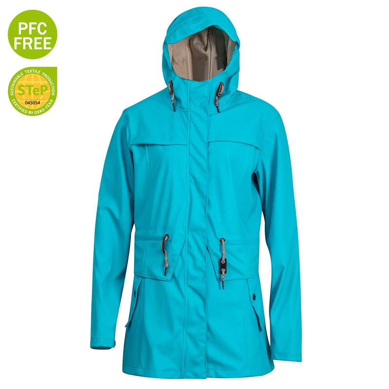 Popular in Germany PU Waterproof Slim Raincoat Fashion Windproof Rain Jacket – Jacket and PU Jacket price