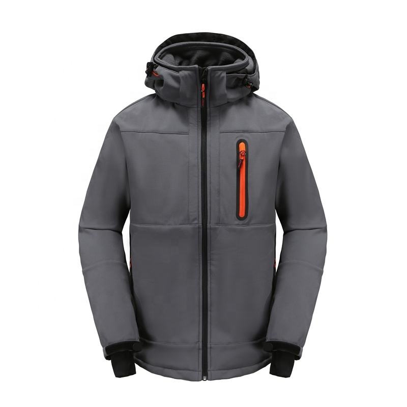 Custom High Quality Mens Windbreaker Reflective Rain Waterproof Warm Winter Softshell Jackets – Softshell Jackets and Waterproof Softshell Jacket price
