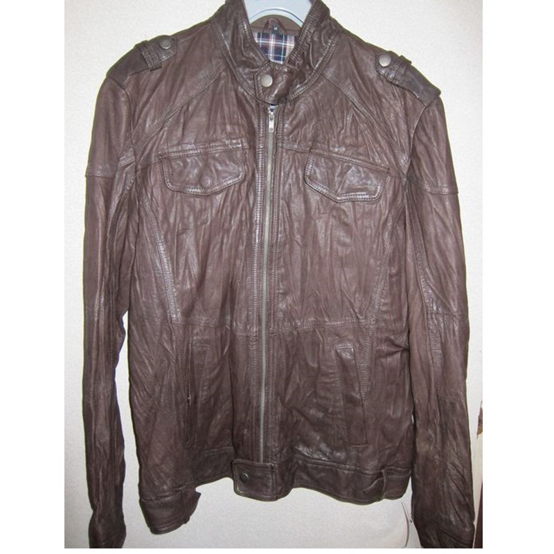 Faux Scooter Motobiker Jackets Motorcycle Leather Blazer Cowhide Bomber Coats – Clothes and Clothing price