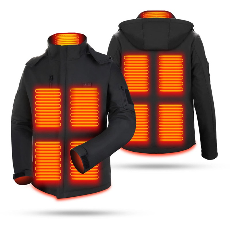 Heated Coat Winter Warm USB Rechargeable Clothing Heating Hoodie Jacket – Heated Jacket and Warm Winter Jacket price
