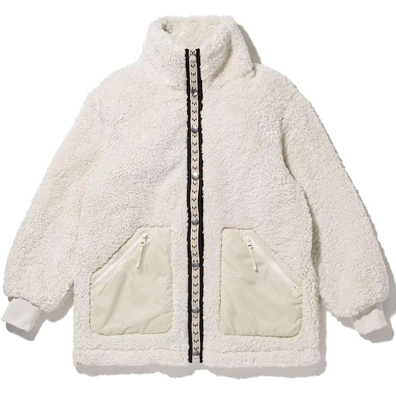 Low MOQ Womens Oversize Sherpa Clothes Mock Neck Full-Zip Jacket – Sherpa Jacket and Winter Jackets price