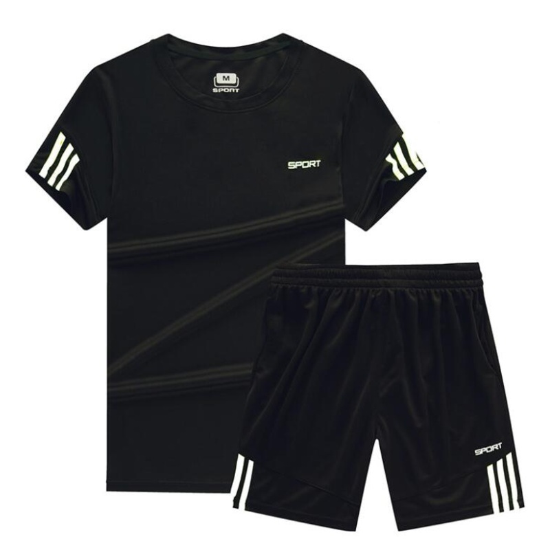 Quick-Drying Sport Suit Athletic Football Soccer T Shirt and Shorts Suit Set for Men – Sport Suit and Soccer T Shirt and Shorts Suit price