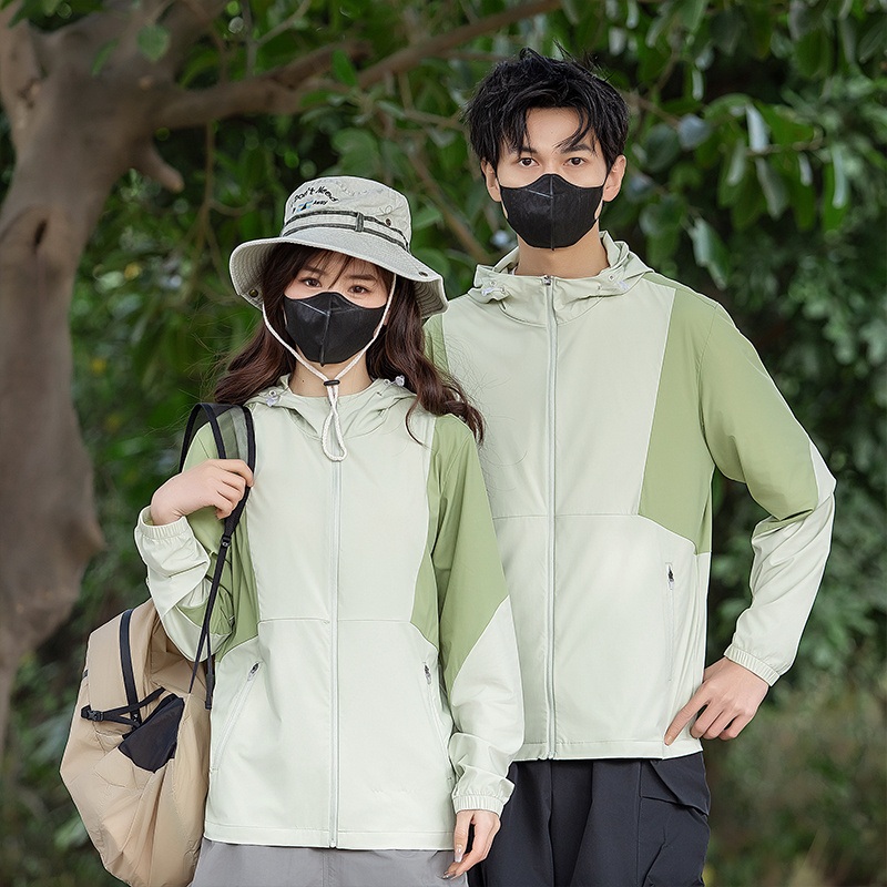 Summer Outdoor Sun Protection Cycling Clothing UV Jacket Custom Waterproof Sunscreen Clothing – Sun-Protective Jackets and UV Protection Skin Jackets price