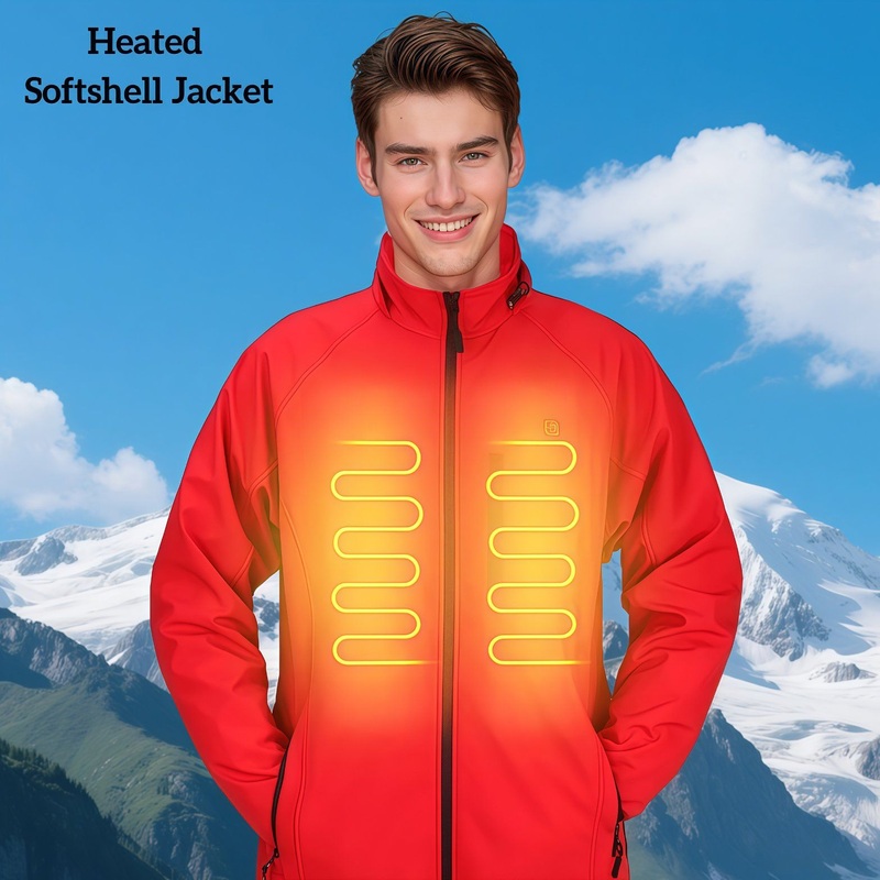 Windproof Snowboard Rechargeable Winter Thermal USB Heated Clothing Electrical Heated Jacket – Heated Clothing and Electric Heated Jacket price