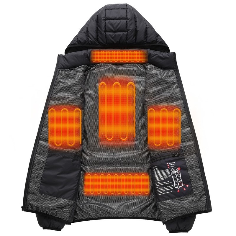 5 Heating Zone Lightweight Heating Coat Men and Women Heated Coat – Heated Coat and Men and Women Heated Coat price