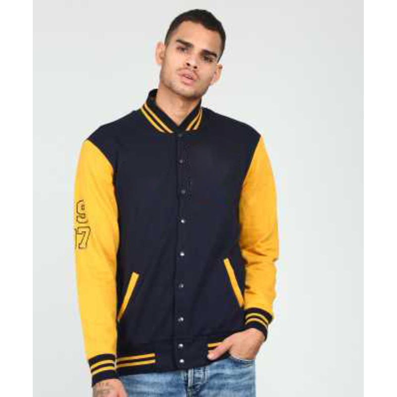 Campus Men Autumn Winter Knitted Snap Buttons Coat Custom Baseball Jacket for High School Uniform – Baseball Jacket and Student Baseball Jacket price