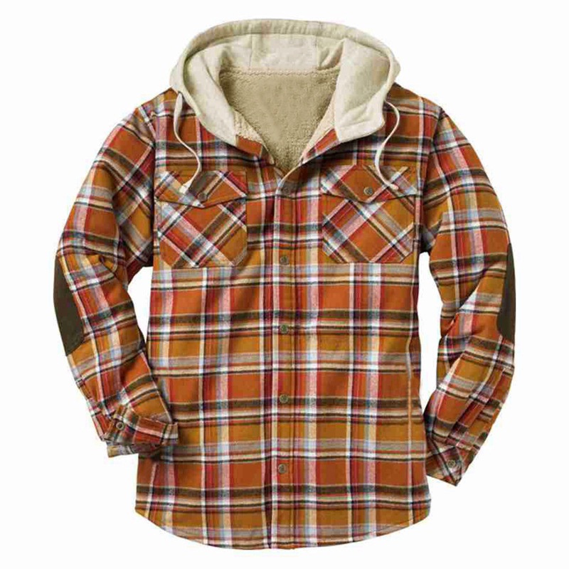 Mens Lined Hooded Flannel Shirt Jacket – Linen Shirt and Formal Shirt price