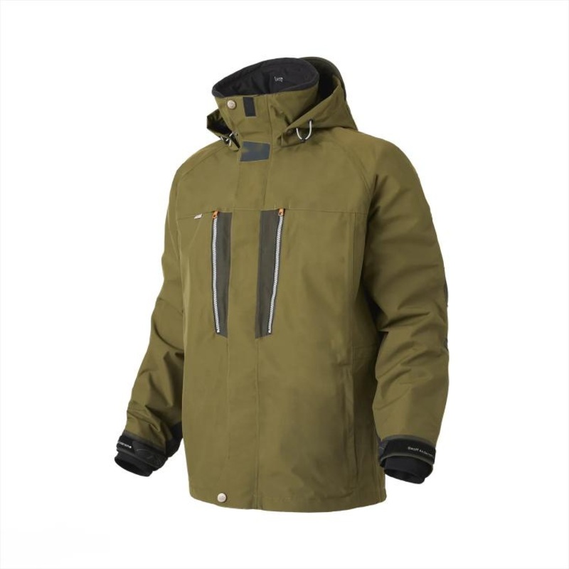 Mens Windproof Fishing Jacket with Adjustable Hood and Zippered Pockets – Fishing Jacket and Waterproof price