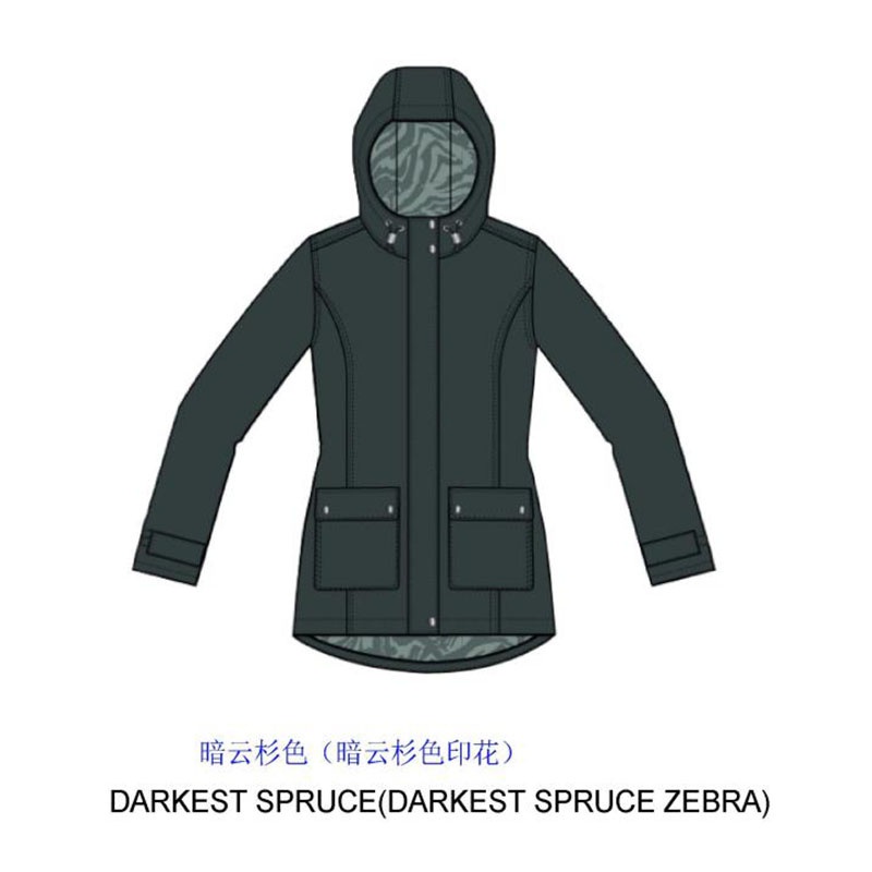 Simple Style Womens Winter Breathable Jacket Workwear Jacket with Hood Zipper Pockets – Women Jacket and Workwear Jacket price