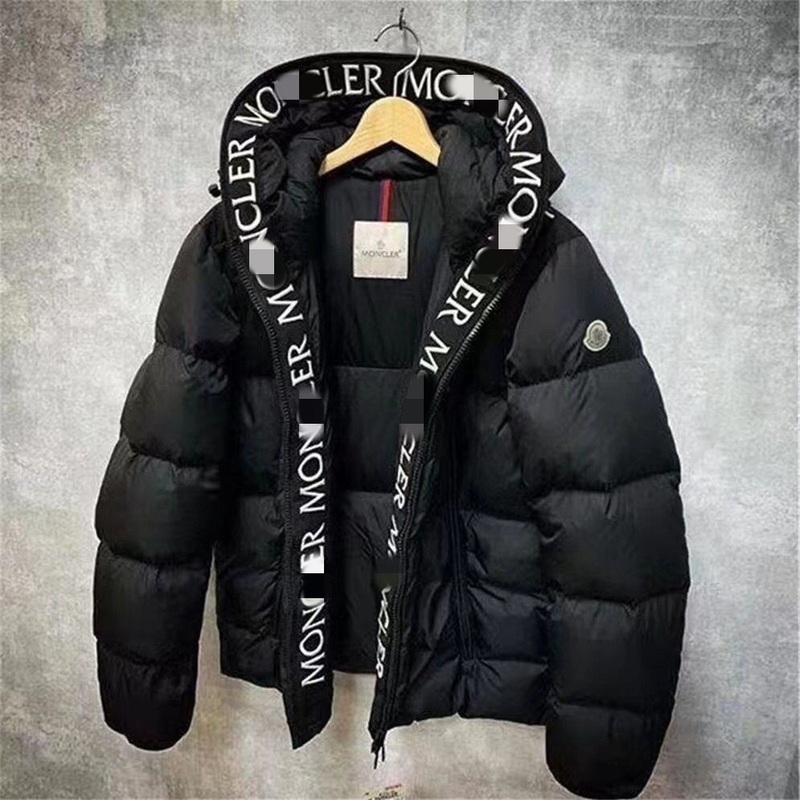 Thickened Hooded Oversized Warm Cotton Coat, New Winter Cotton Coat with Letter Embroidery, Mens and Womens Outerwear – Hooded Cotton Jacket and Fashion Jacket price
