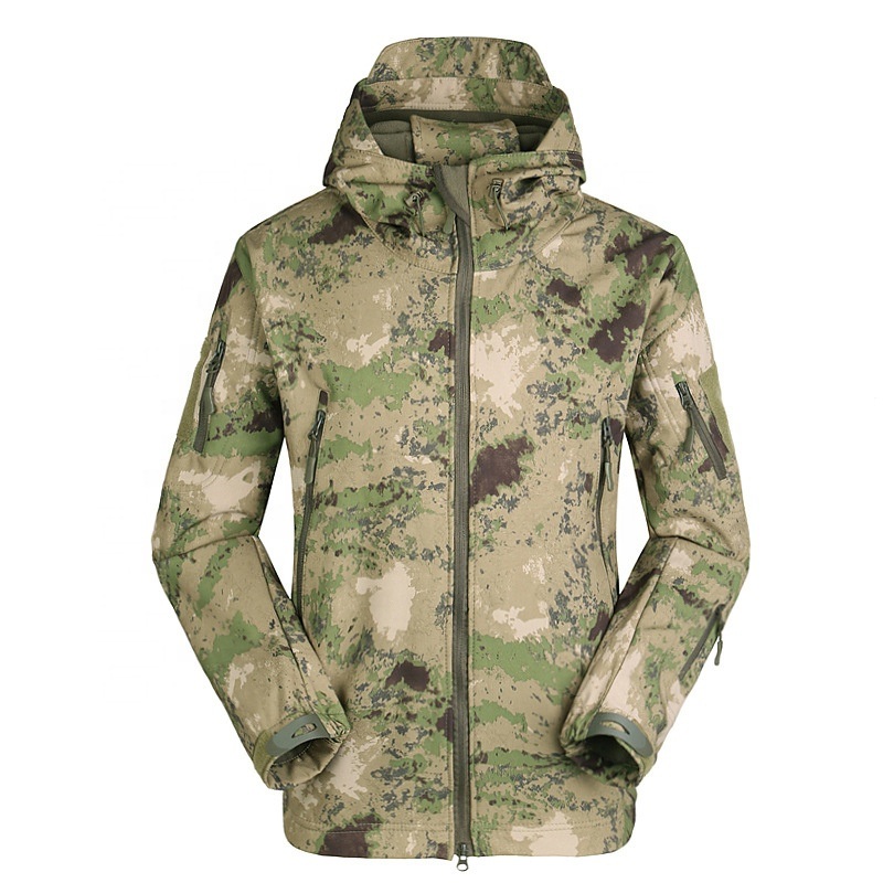 Winter Camouflage Color Softshell Jacket Camo Softshell Jacket for Men – Outdoor Waterproof Tactical Hunting Jacket and Hunting Jacket High Quality price