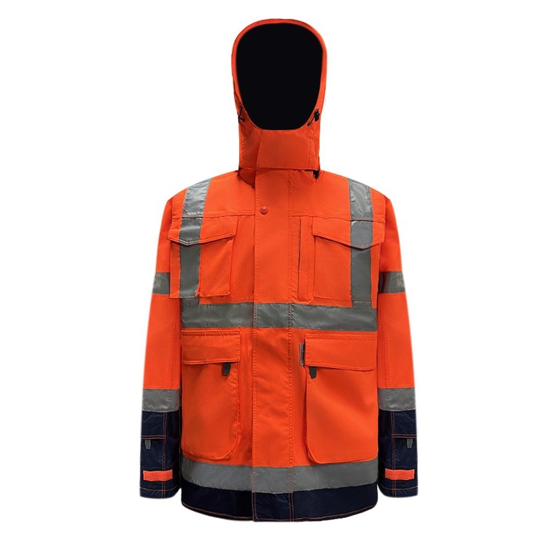ANSI – Compliant 3 in 1 Hi – Vis Garment Set Jacket for Outdoor Workers with Polar Fleece Liner – Safety Jacket and Reflective Strips Jacket price
