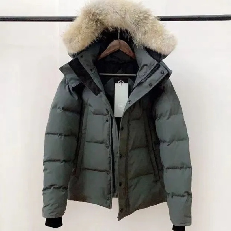 Classic Mens Winter Warm Puffer Jacket Street Outdoor Hiking – Parka Down Jacket Winter Wear and Goosewinter Down Jacket Hooded Coat price