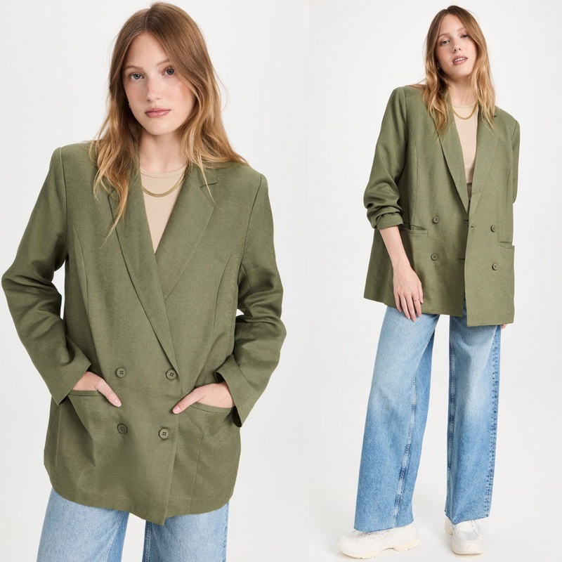Collared Neck OEM Supplier Custom Elegant Wholesale Fashion Manufacturer Private Label Flap Front Pockets Casual Long Sleeves Women Jacket – Women Jacket and Lady Casual Jacket price